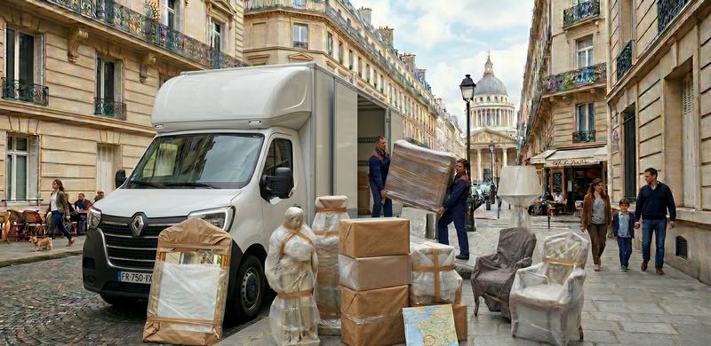 Chargement d’un déménagement de Paris vers Esch-sur-Alzette