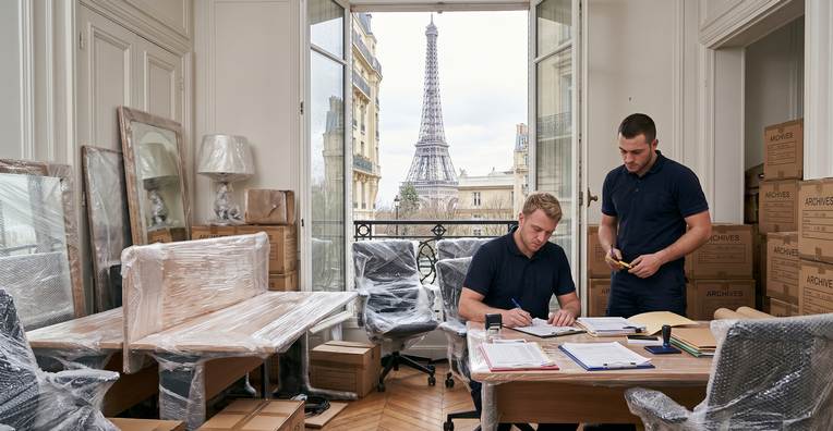 Préparation des formalités de déménagement à Paris vers le Luxembourg