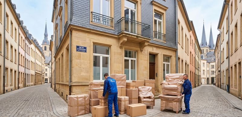 Arrivée en groupage à Luxembourg-ville